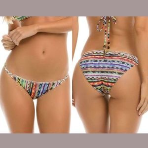 NEW Ale by Alessandra‎ Beach Blanket Tab Hipster Bikini Bottom [SZ Medium ]